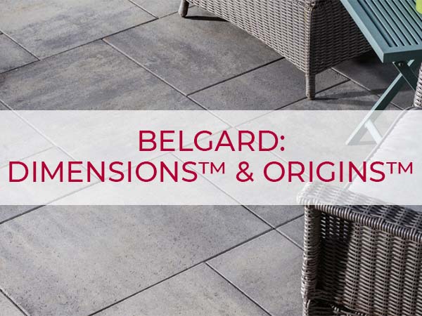 Dimensions™ Pavers by Belgard. Photo courtesy of Belgard.